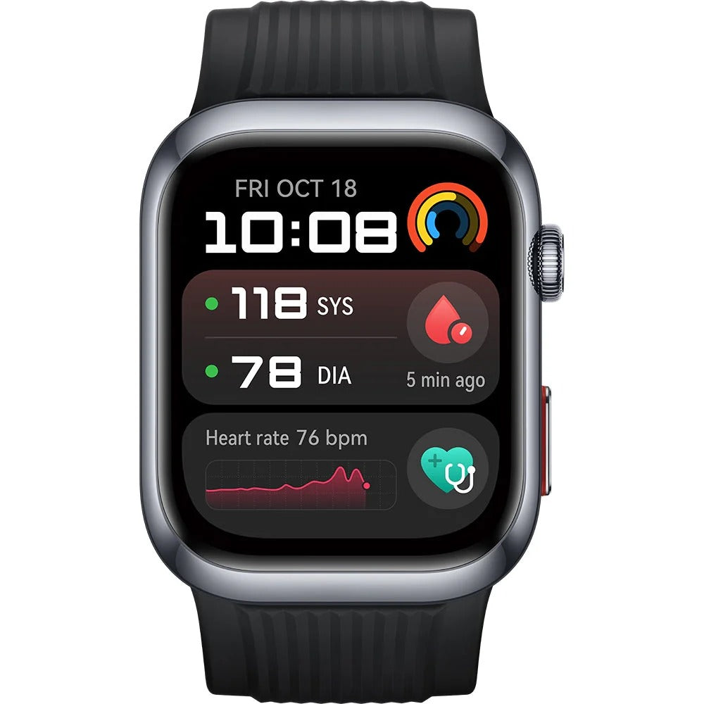 SmartWatch T500 – Monitor Médico 3 en 1 (Glucosa, Presión, Riesgo de ACV) | Menú en español