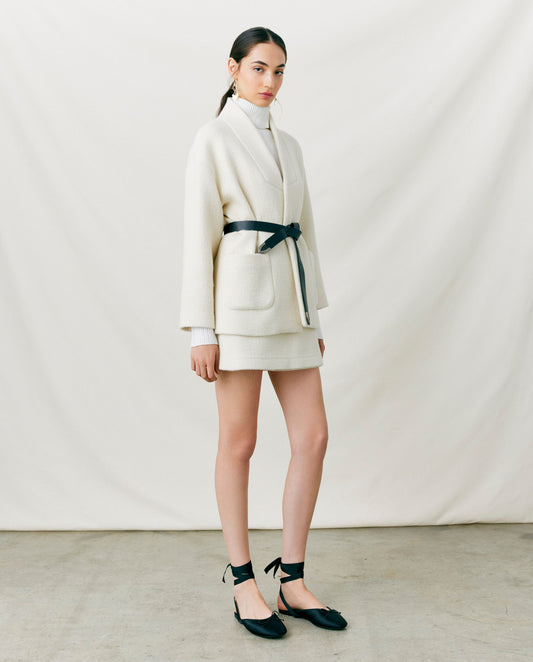 FANNY | Falda corta tejido italiano