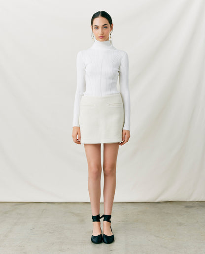 FANNY | Falda corta tejido italiano